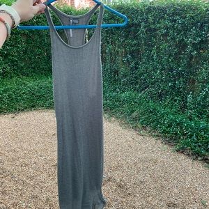 Long olive green Urban dress